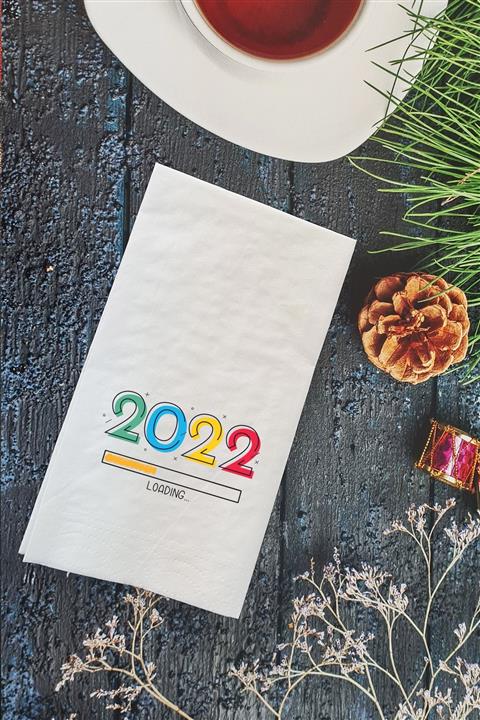 PEKSHOP 2021 Loading Yılbaşı - Yeni Yıl Peçetesi