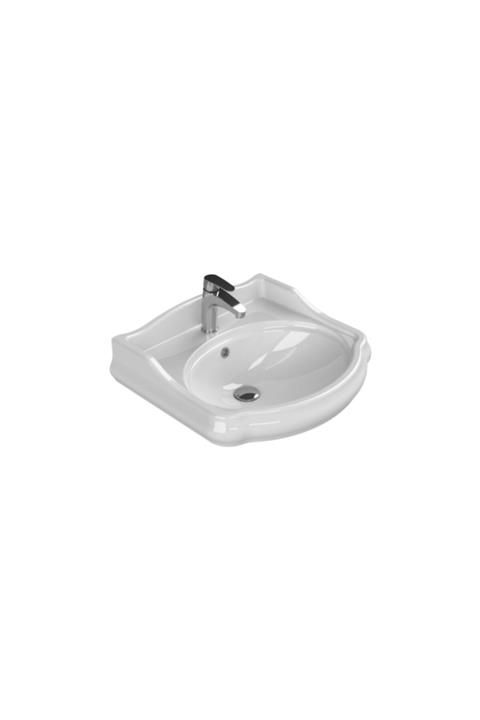 TURKUAZSERAMİK Cerastyle 1837 60 X 54 Cm Etajer Uyumlu Lavabo
