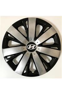 HMNL Hyundai Accent Era 16'' Inç Gri - Siyah 4lü Set Jant Kapağı Çelik Jant Görünümlü