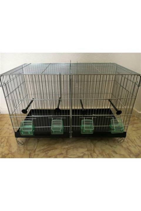 Quik Ayaklı Bölmeli Çifthane Salma Kafes