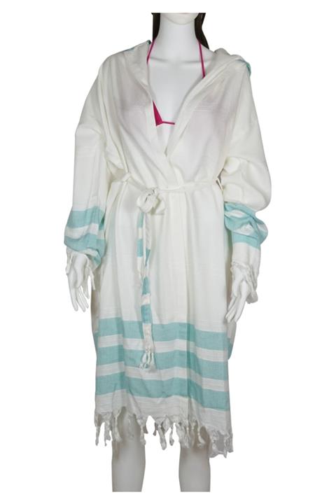 Rue Tasarım Buldan Peştemal Bornoz Plaj Elbisesi