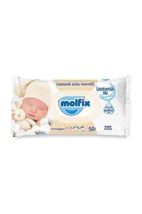 Molfix Izotonik Sulu Yenidoğan Islak Havlu 50 Adet X 12 Paket : 600 Yaprak