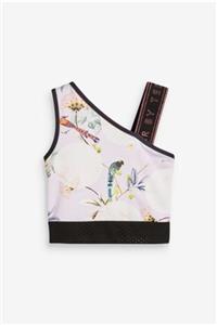 Colorstories Lila Çiçekli Spor Bralet