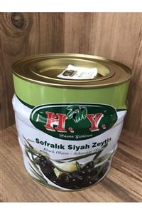 H.Y. ZEYTİN Sofralık Siyah Zeytin Gemlik Doğal Fermente (iri ) (231-290)(1800 GR.)(TENEKE)