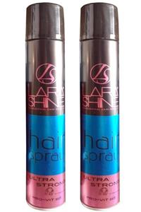 Lara Shine Hair Spray-saç Spreyi-ultra Güçlü 400 ml. 2'li