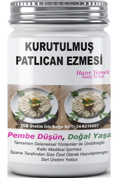 SPANA Kurutulmuş Patlıcan Ezmesi Sosu Ev Yapımı Katkısız 330 gr
