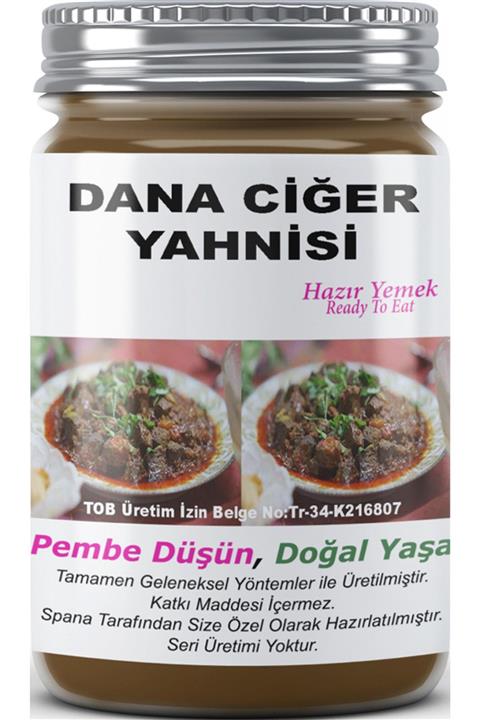 SPANA Ev Yapımı Katkısız Dana Ciğer Yahnisi 330gr