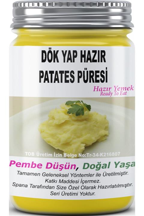 SPANA Dök Yap Hazır Patates Püresi Ev Yapımı Katkısız 330gr