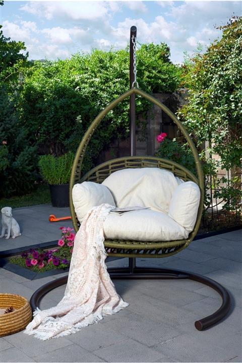 No239 Üzüm Tekli Salıncak-yeşil