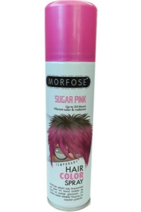Morfose Hair Color Spray 150 Ml Sugar Pink Saç Spreyi Pembe