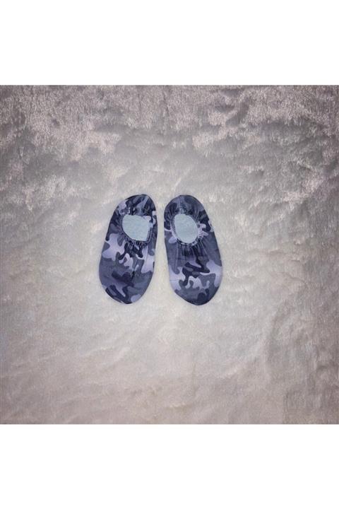 SECbabycollection Unisex Çocuk Siyah Kaymaz Taban Havuz ve Deniz Patiği