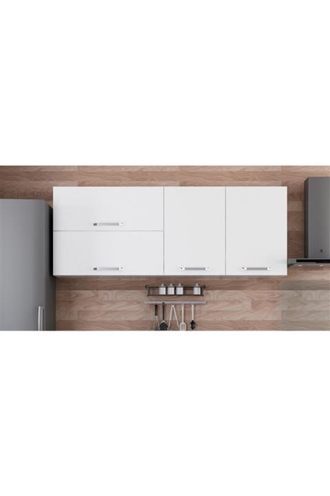 Minar 190 cm Mutfak Dolabı Beyaz 190-b2 Üst Modül