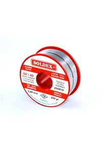 Soldex 60-40 Lehim Teli 200 Gr 0,50 Mm - Sn:60 / Pb:40