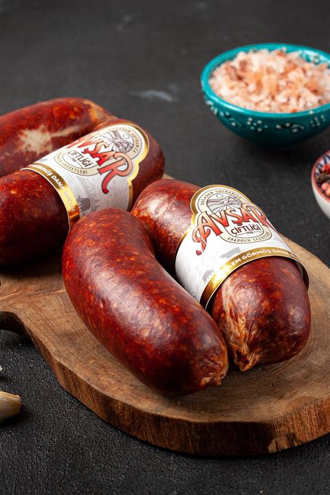 Avşar Çiftliği Acılı Parmak Sucuk (1 Kg)