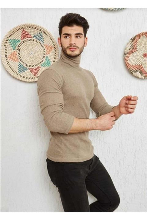 birsen içgiyim Balıkçı Yaka Uzun Kollu Soft Body