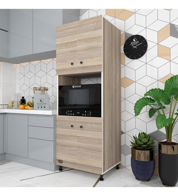 Kenzlife Fırın Dolabı Cahide Crd 180*65*50 Mutfak Xlarge Ayaklı Banyo Kiler Ofis