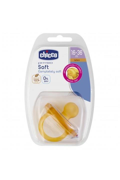 Chicco Kauçuk Emzik Physio Soft 16-36 Ay Tekli