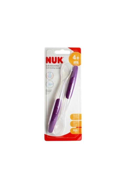 Nuk Mor Silikon Uçlu Kaşık - 2'li Set