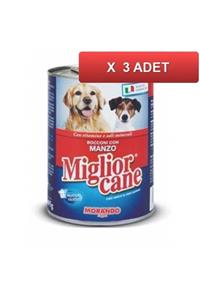 Miglior Cane Sığır Etli Biftekli Köpek Konser Mama 405gr (3 Tane)