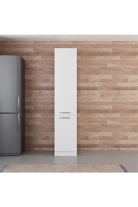 Minar 45 cm Mutfak Boy Dolabı Beyaz D45-b1