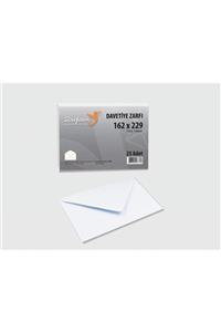Zarfsan Davetiye Zarfı 16,2x22,9 Cm 110 Gr 1.hamur 25 Adet