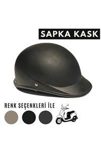 Kask Şapka Motosiklet Ve Jokey I Parlak Siyah