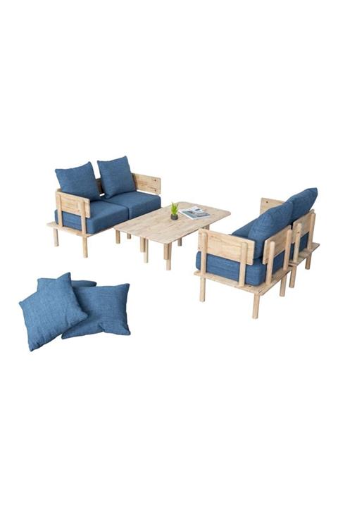 Vitale Comfort Mavi Köşe Takımı MS.KOSE0004