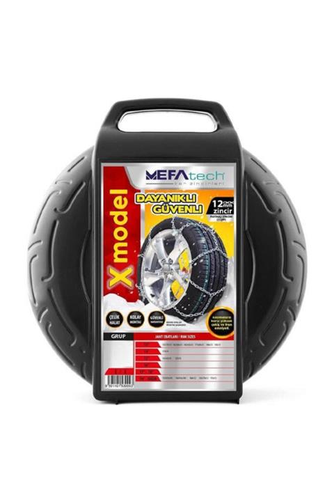 MEFATECH Siyah Kar Zinciri Takmatik 195/55x16