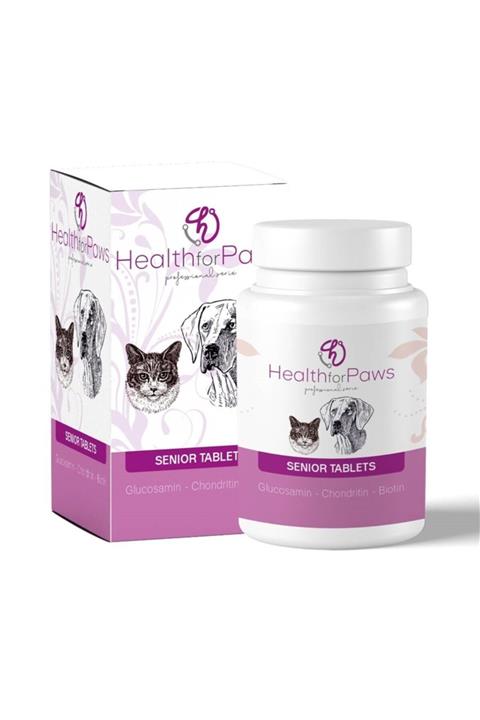 HEALTH FOR PAWS Yaşlı Kedi Için Takviye Senior 60 Tablet