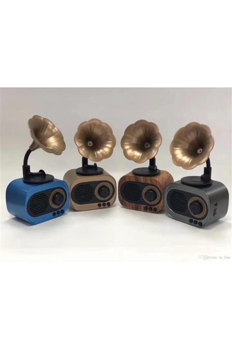 Skygo Nostaljik Gramafon B5 Bluetooth Usb Sd Cart Müzik Kutusu