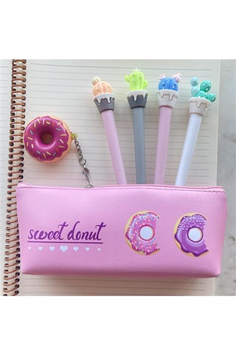 Retina Shop Squishyli Donut Kalemlik Pembe