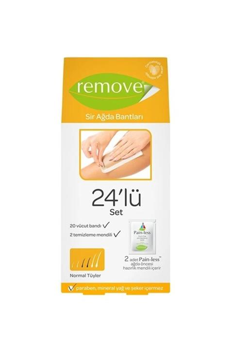 remove Sir Ağda Bantları 24'lü Set Normal Tüy