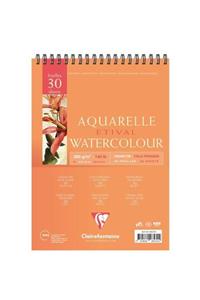 Clairefontaine Aquarelle Etival Cold Pres Sulu Boya Blok A4 30 Yaprak Sipralli  300 gr