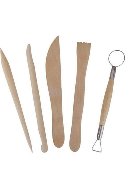 Mashotrend Ebeşuar Seti 5 Parça - Kil Yapma - Şekillendirici - Hobi Seti