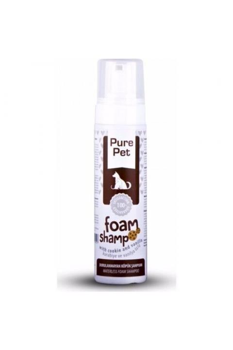 MKI Pure Pet Durulanmayan Susuz Köpük Şampuan Kurabiye Özlü 250ml