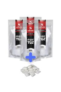 Doğaltuz Bundle Set - Çankırı Kaya Tuzu Ince Tip (4x1000gr) + Hediye Bulaşık Makinası Tuzu 1 kg - Doğal Tuz