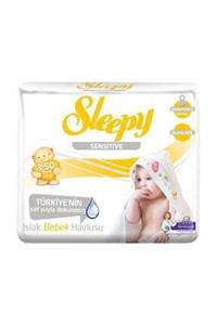 Sleepy Sensitive Islak Havlu 50 Yaprak 3'lü Paket 3x50