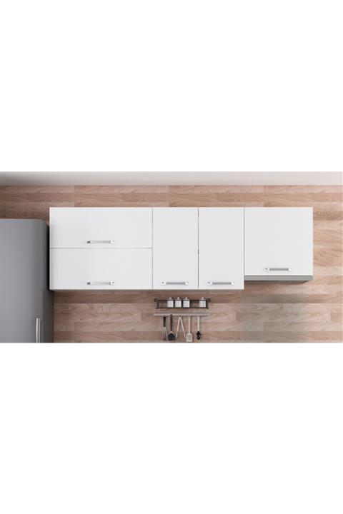 Minar 230 Cm Mutfak Dolabı Beyaz 230-b4-üst Modül