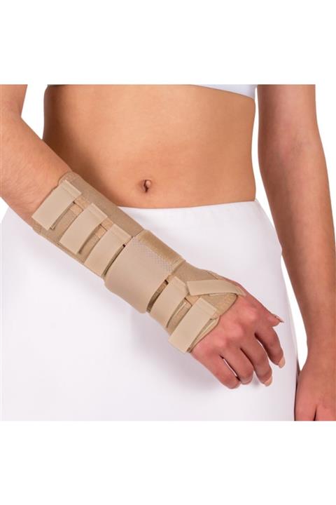 Orthocare 4545 Sağ El Bilek Ateli Splinti Ekstra Destek Bantlı Manucare Comfort Stable By ***