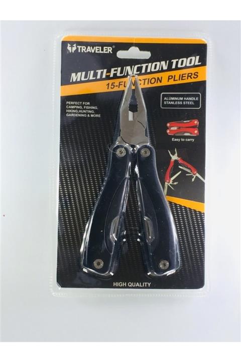 NO NAME Black Çok Amaçlı Pense-çakı