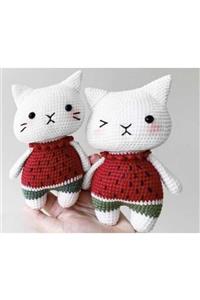 GND Organik Amigurumi Kedi Oyuncağı