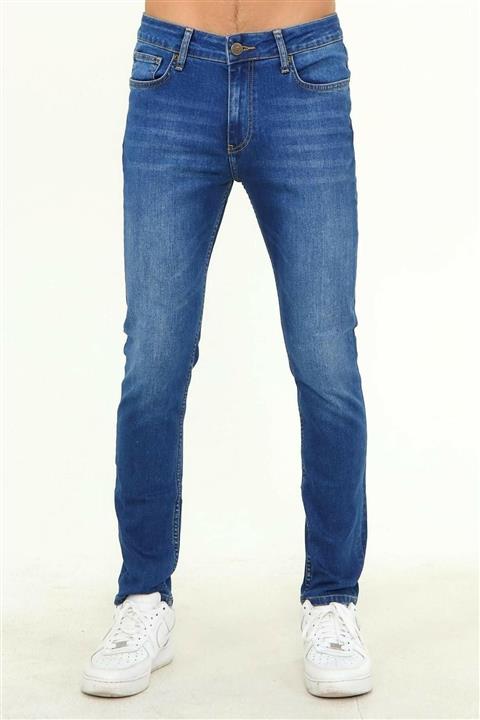 EXPLODE Erkek Likralı Slim Fit Kot Pantolon Mavi