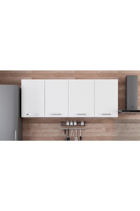 Minar 185 cm Mutfak Dolabı Beyaz 185-b1 Üst Modül