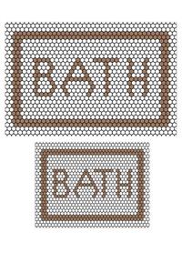 Bayev Kahverengi Banyo Paspas Seti Klozet Takımı Bath Brown 2186 02 2`li