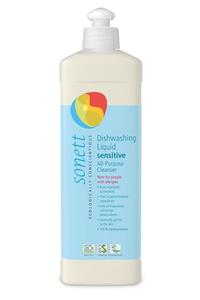 Sonett Organik Elde Bulaşık Yıkama ve Çok Amaçlı Temizlik Sıvısı - Hassas Kişiler İçin - 500 ml