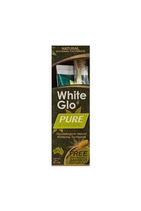 White Glo Whıte Glo Bitkisel Doğal Beyazlatıcı L Diş Macunu 85ml+fırça Hediyeli