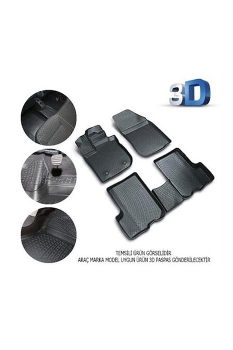 3D Hyundai Elantra 2012 Model Havuzlu Paspas