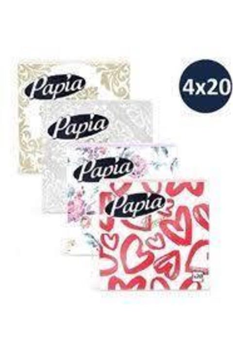 Papia Decor Pecete 20 Li X 4 Adet