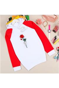 öz taha Kapşonlu Rose Sweat