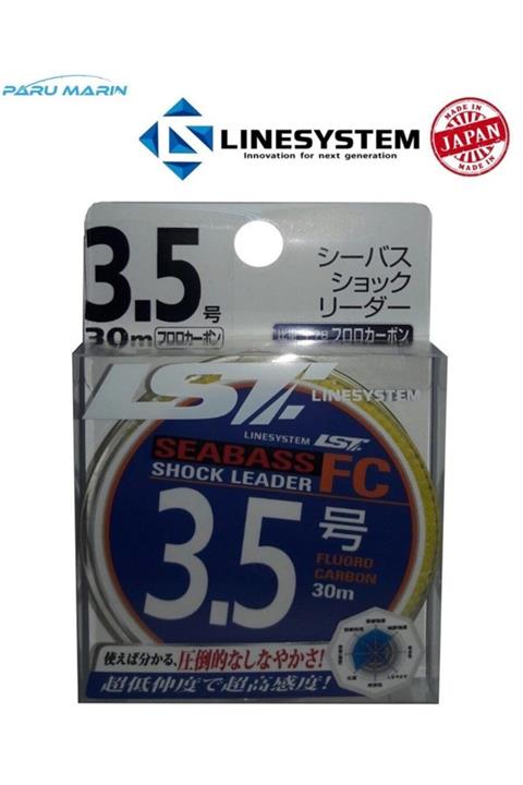 Linesystem Seabass Shock Leader Fc 3.5. 0,34mm. 16lb. 7,20kg. 30mt.